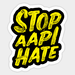 Stop AAPI Hate Official Logo Sticker